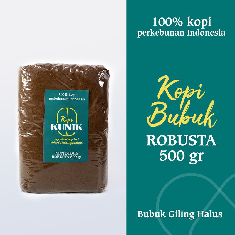 

Kopi Bubuk Robusta 500gram