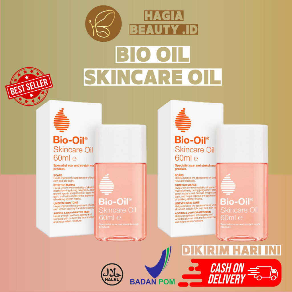 BISA COD - BIO OIL SKIN CARE OIL 25ML MENYAMARKAN BEKAS LUKA, STRECTH MARKS