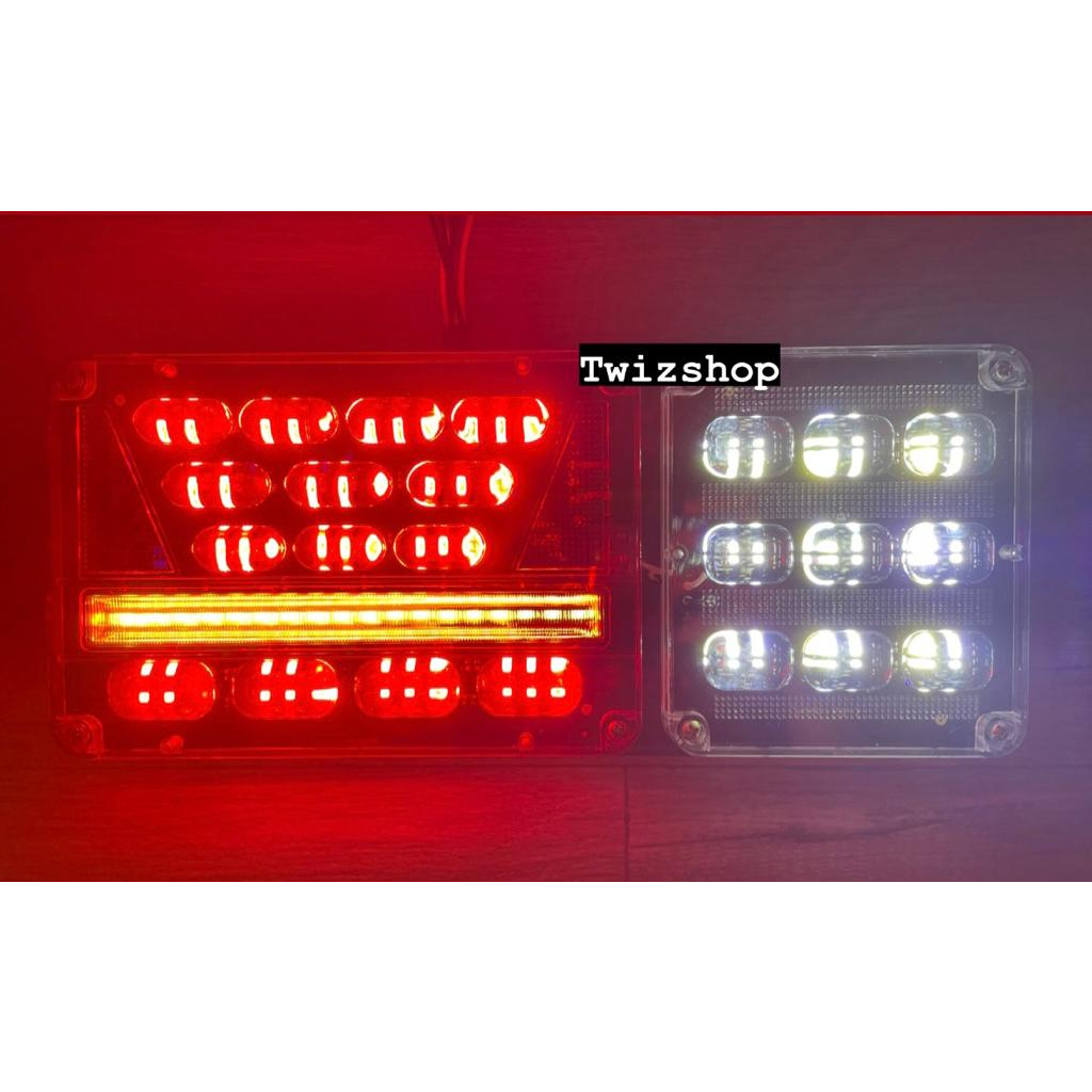 Stop Lamp 24 Volt Truk Model Cembung / Lampu Rem LED Truck 24V Model Cembung