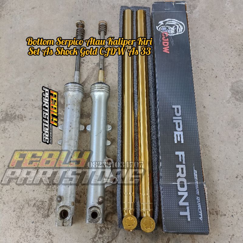 AS GOLD 33 CJDW SET BOTTOM SERPICO KIDAL KALIPER KIRI BOTTOM SHOCK SKOK SKOK KIDAL SERPICO BOTTOM SH