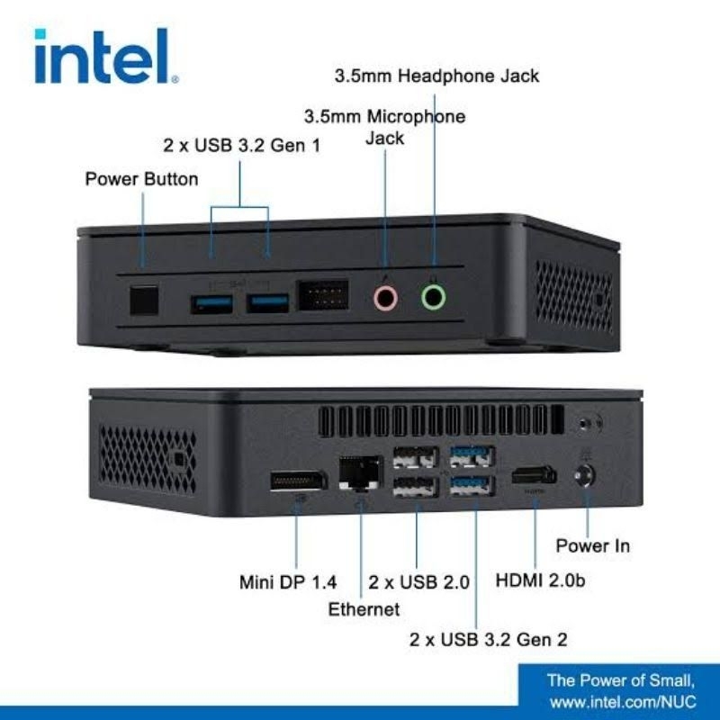 Intel NUC 11ATKC4 + NVME 128GB + DDR4 16GB + WIN11 HOME ORI