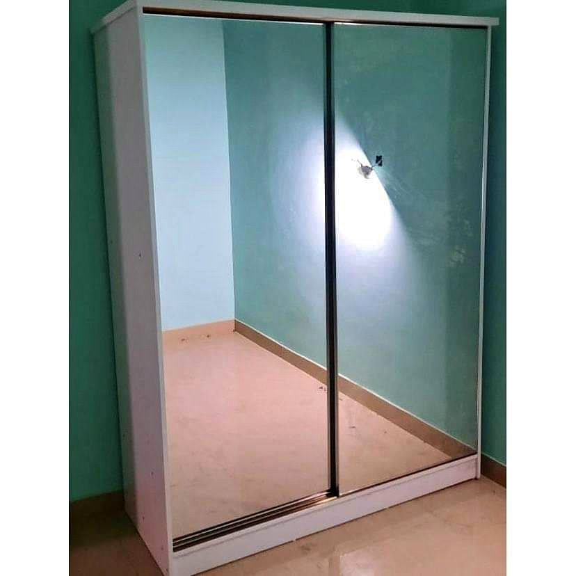 lemari full kaca/ lemari sleding/lemari baju/lemari minimalis