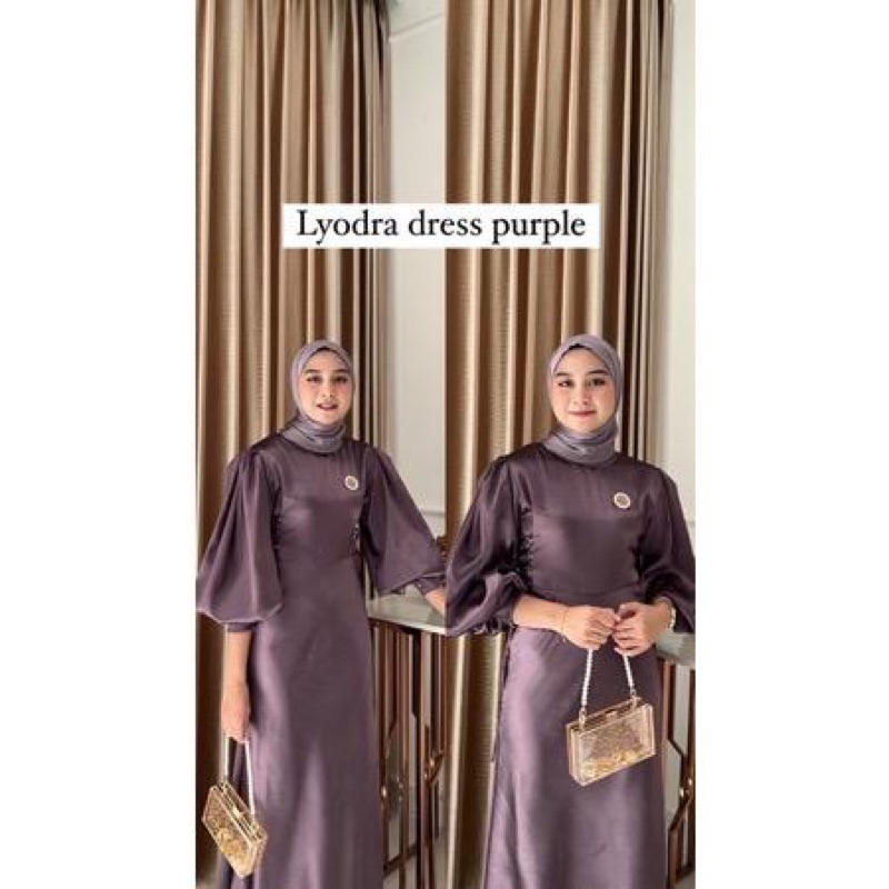 LYODRA DRESS MAXMARA SILK TALI PINGGIR // DRESS KONDANGAN WANITA MEWAH // GAMIS LEBARAN VIRAL 2023 // DRESS WANITA TERBARU DAN MURAH // DRESS LENGAN BALON KEKINIAN