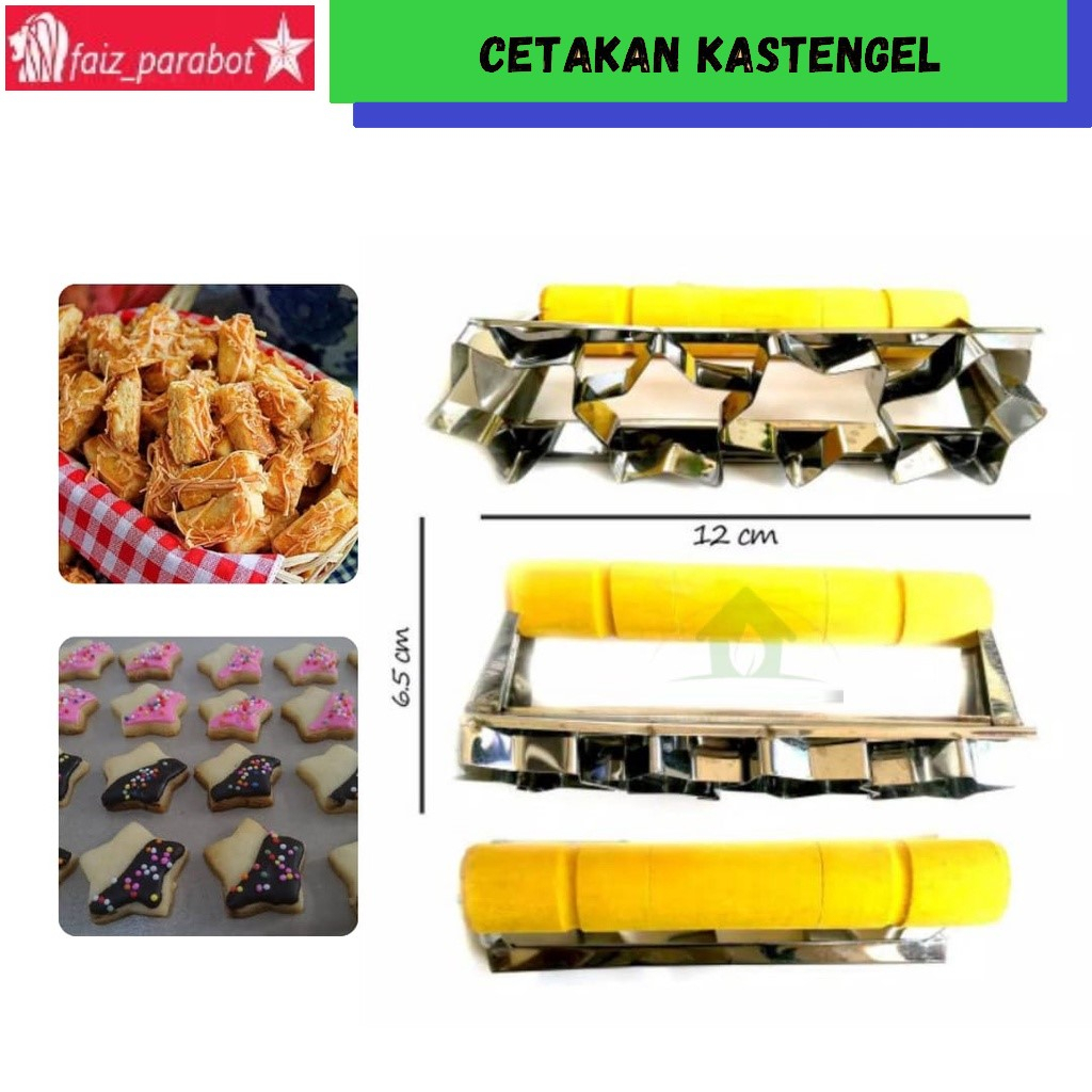 Cetakan Kue Kering Kastengel/ Kue Kacang / Kue Salju/Kue Kering/kue bintang/kuebulan/kue love hati