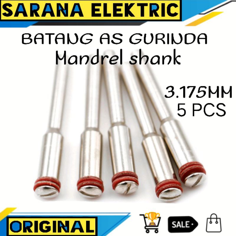MANDREL BATANG AS SHANK UNTUK MATA GERINDA DIAMOND CUTTING DISC GURINDA