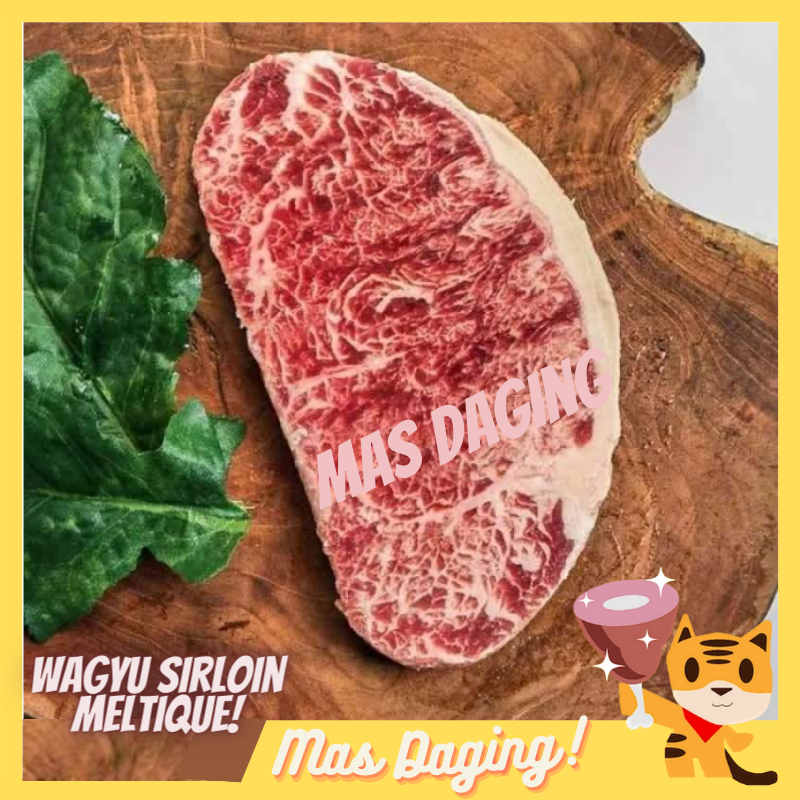 

Wagyu Sirloin Meltique Beef Steak Daging Sapi