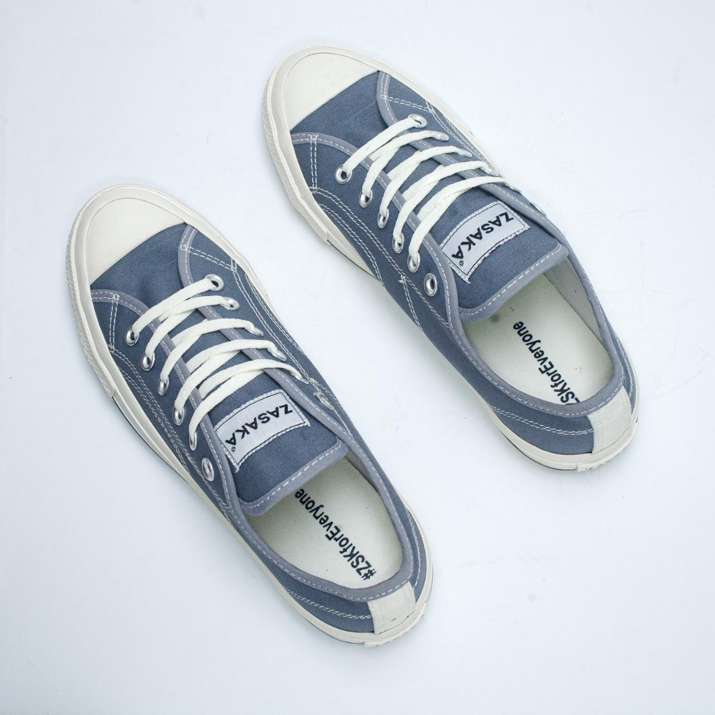 Zasaka - Sepatu Rungkad Grey Sneakers Casual Pria