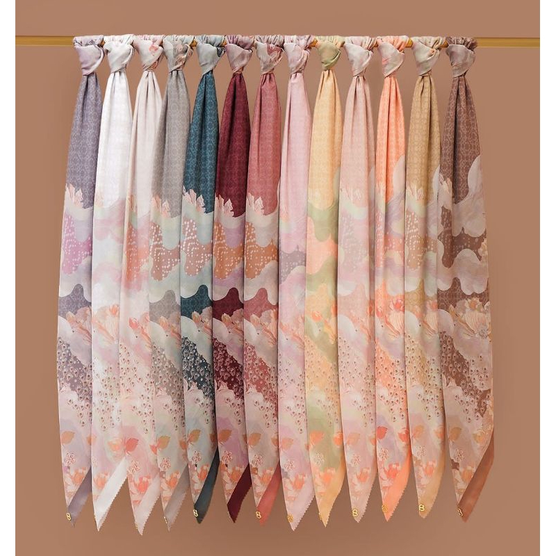 Buttonscarves BS Arabian Night Series Disney Scarf Segiempat Kerudung Hijab Square Voal