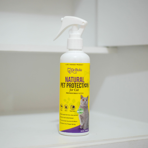 Proteksi Bulu Kucing Alami - Natural Pet Protection For Cat - By Dr.Bulu