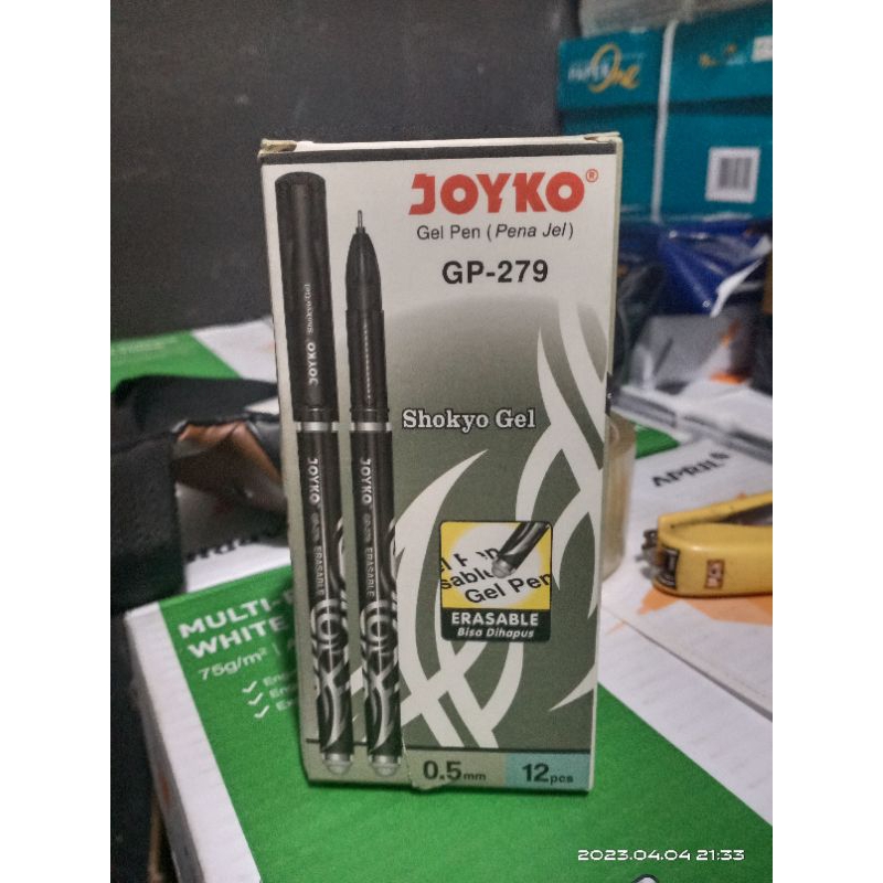 Pulpen gel Joyko Gp-279 Bisa dihapus 1 Pack