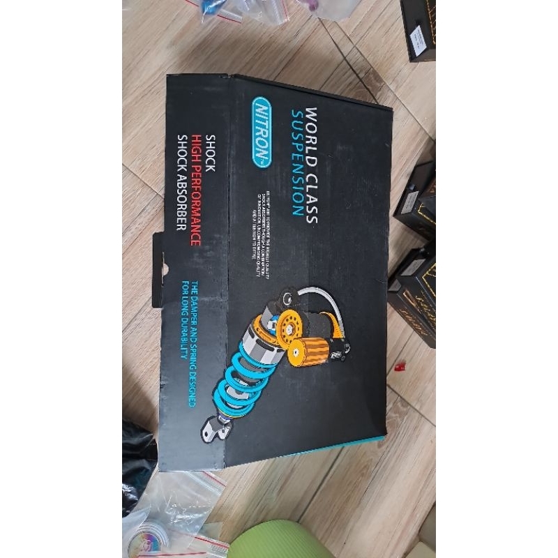shock blkg nitron+HPA xmax,pcx cbu made in vietnam