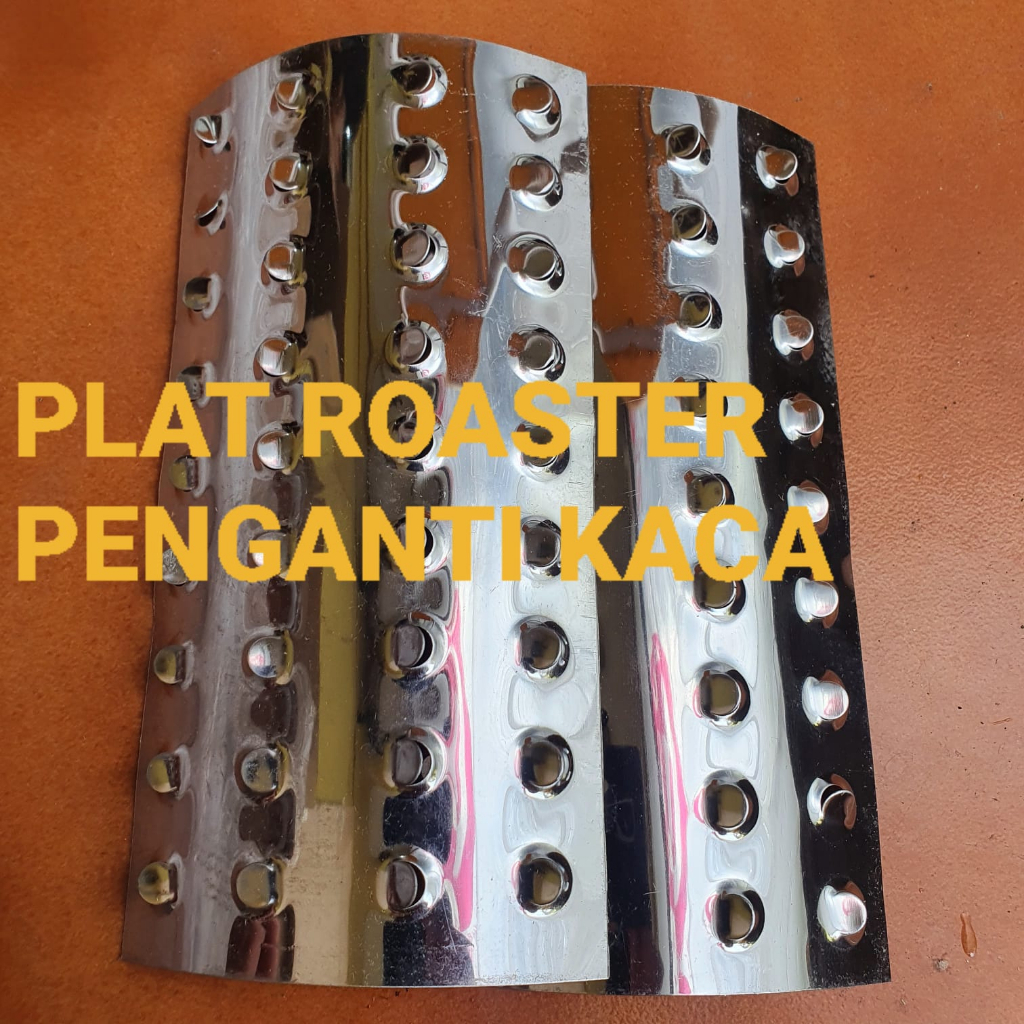 Plat Roaster Stainless Pengganti Kaca Kompor Sosis 2/ 3 / 4 Tungku