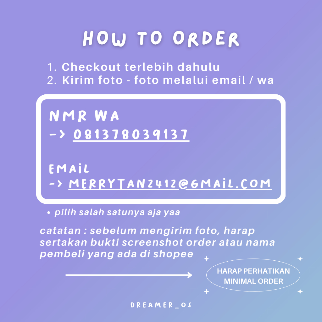 Cetak Foto 2R, 3R, 4R, 5R (GAK PO)