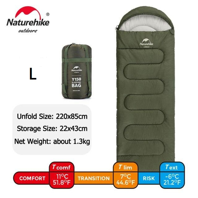 Sleeping bag naturehike NH21MSD08 Y150 kantong tidur camping