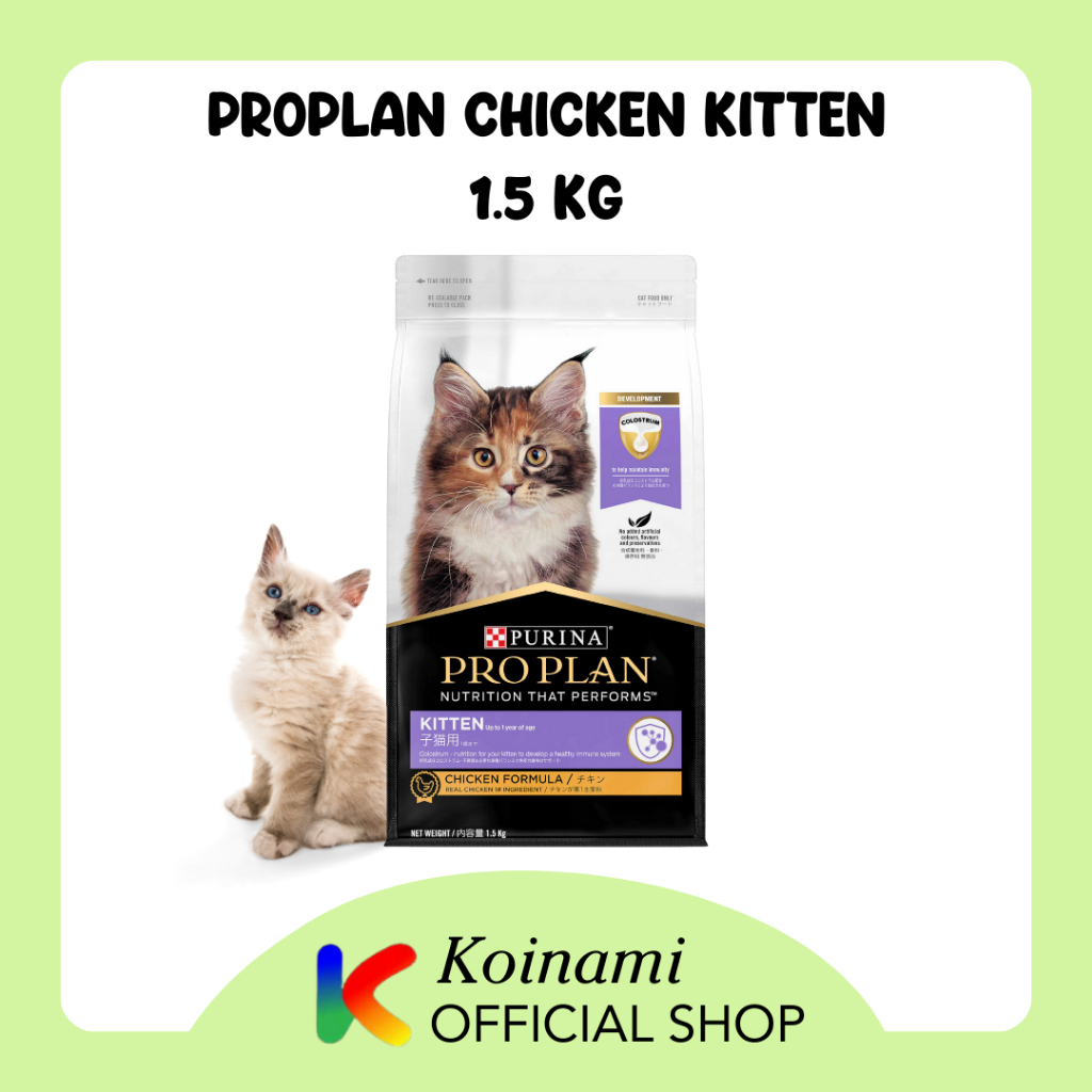 ProPlan Kitten Chicken 1.5 kg / Makanan Anak Kucing / Makanan Kitten