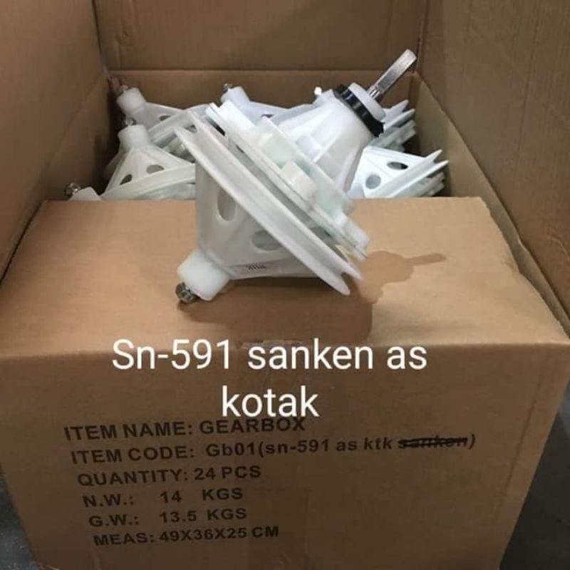 gear box mesin cuci sanken
