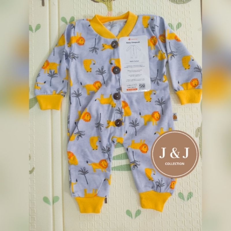 Sleepsuit Bayi Motif Kabochan (6-12 bulan)