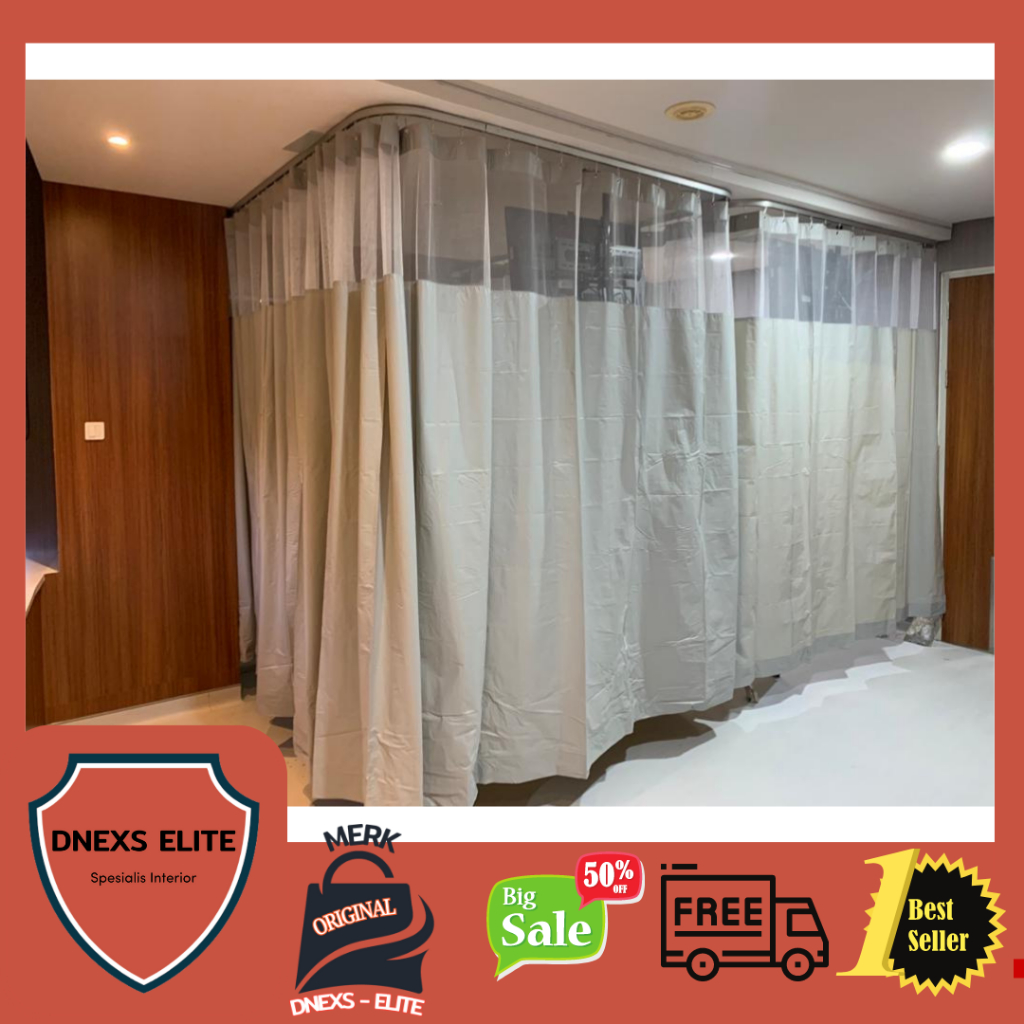 harga gorden rumah sakit anti air - jual tirai rumah sakit