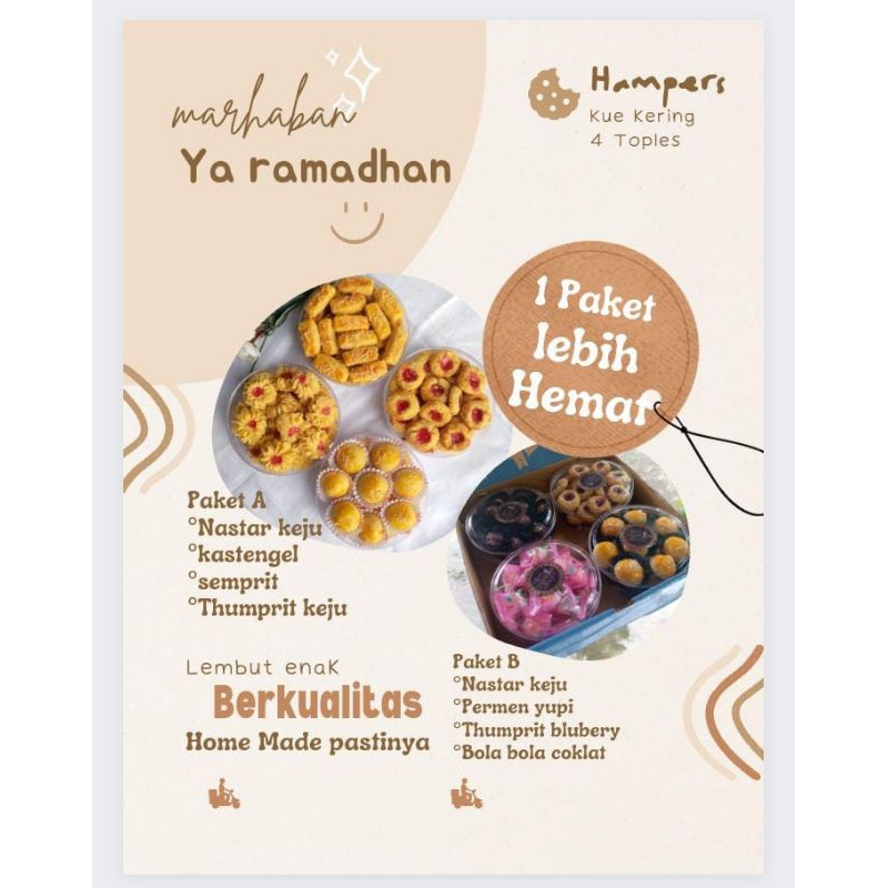 

Paket Hampers Kue isi 4