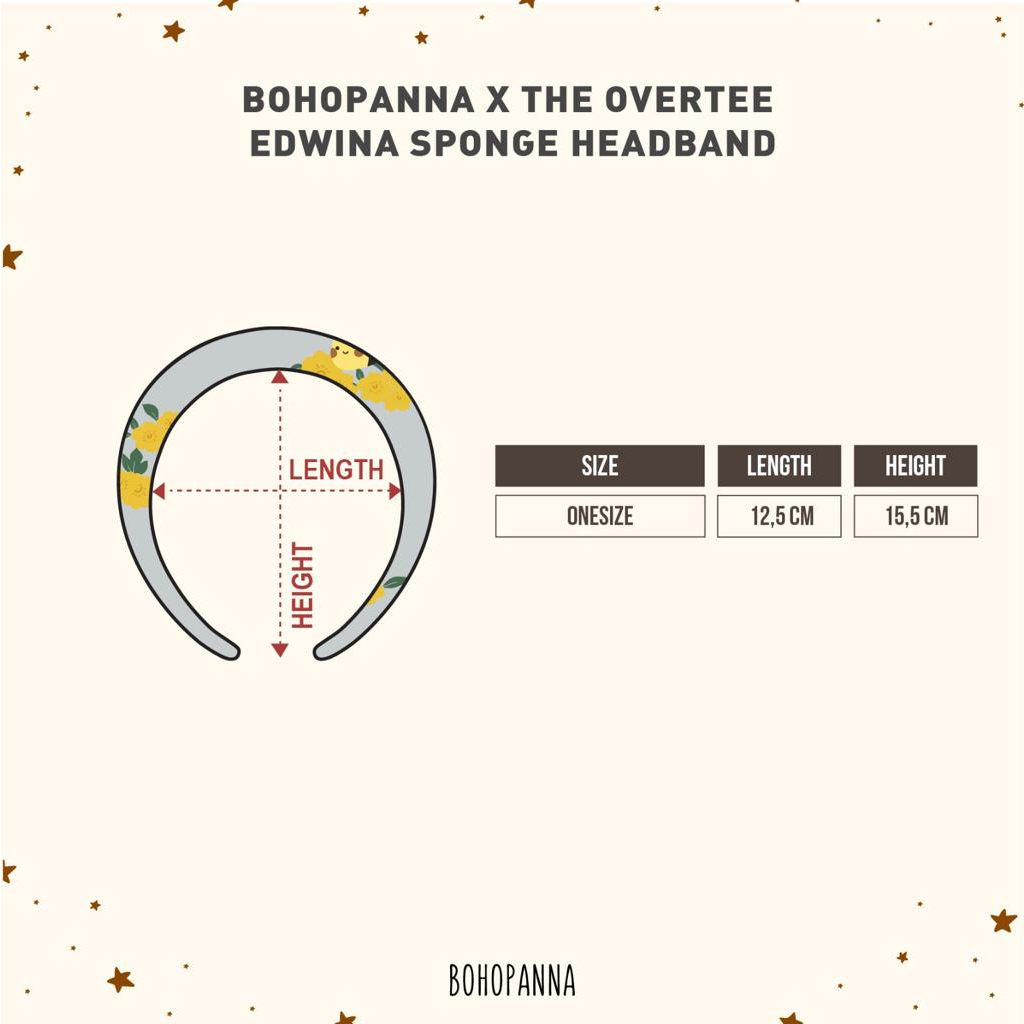 BOHOPANNA X OT SPONGE HEADBAND - BANDO ANAK