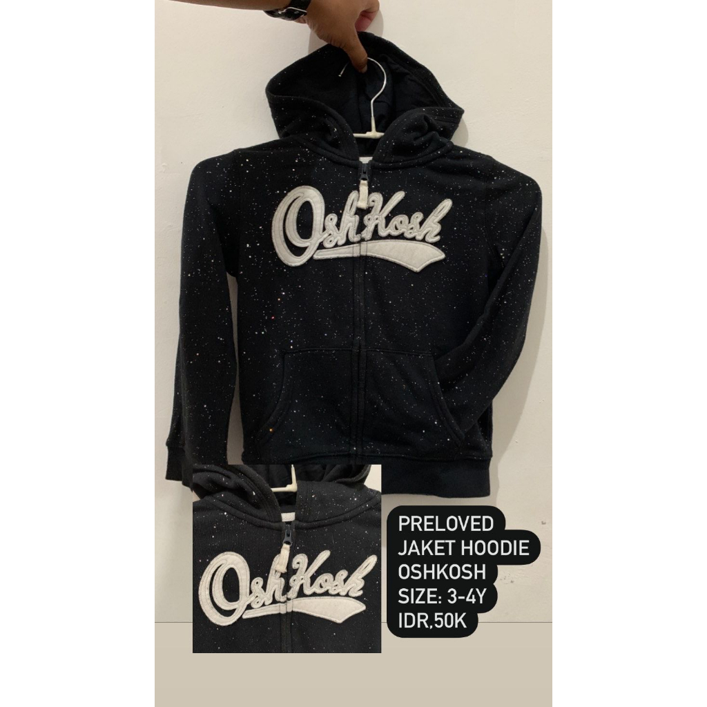 Jaket Hoodie OSHKOSH Size 3-4Y