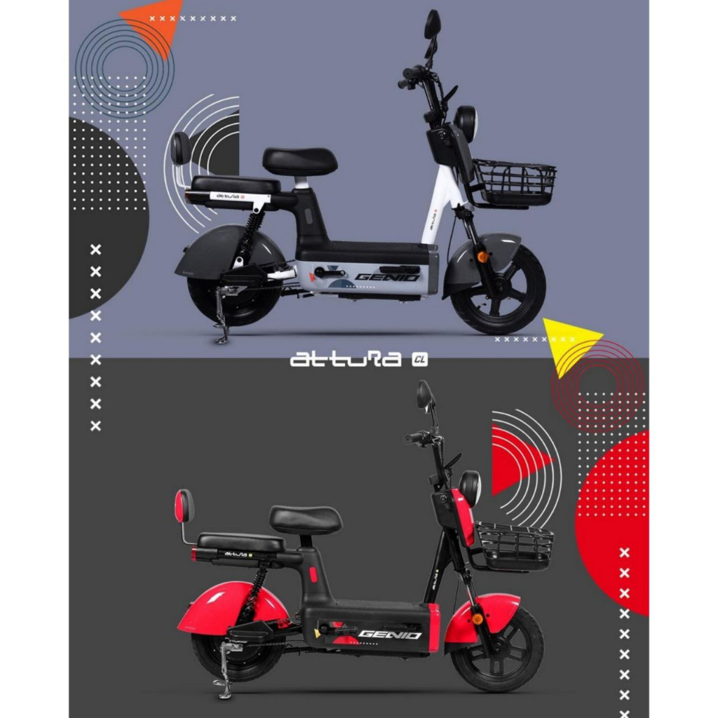 Sepeda Motor Listrik GENIO ATTURA CL Electric Bike By United  350 Watt