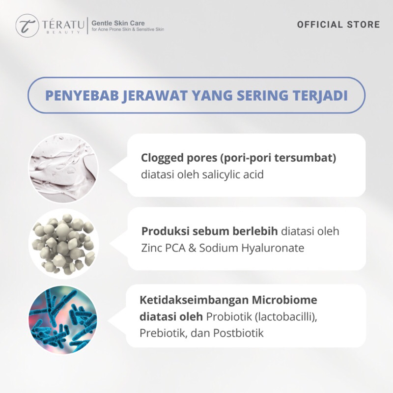 TERATU BEAUTY PORE REFINING &amp; MULTIBIOME ACNE SERUM 100% ORIGINAL BPOM AGEN RESMI