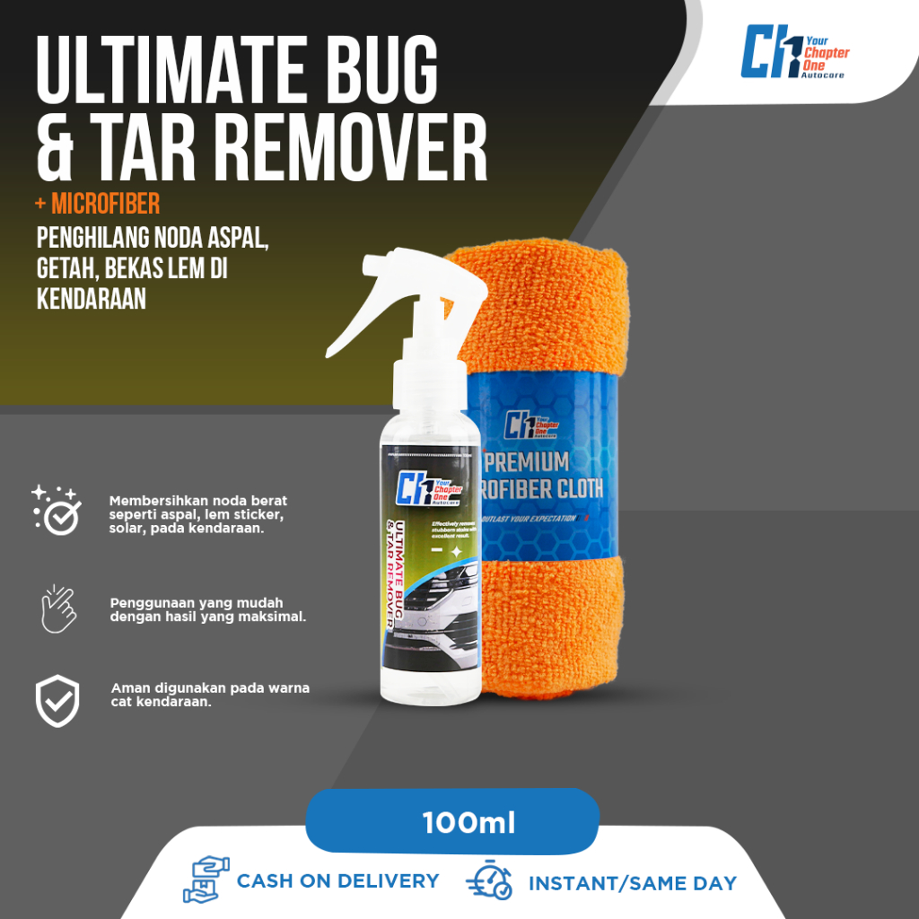 Chapter One Ultimate Bug &amp; Tar Remover Penghilang Noda Aspal Kendaraan