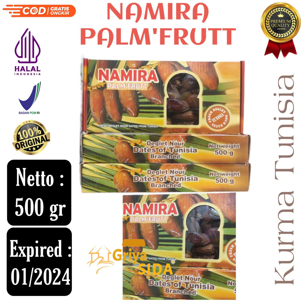 Kurma Tunisia NAMIRA PALM'FRUTT 500gr