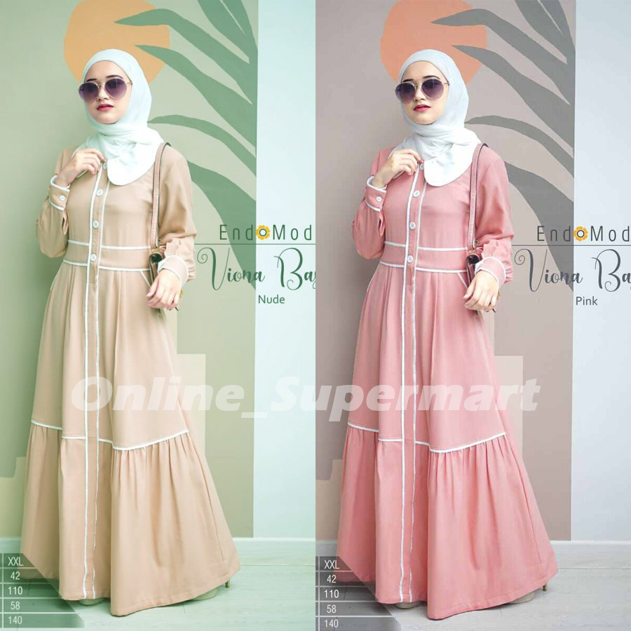 Gamis Remaja Endomoda Viona Modern Terbaru by Endomoda