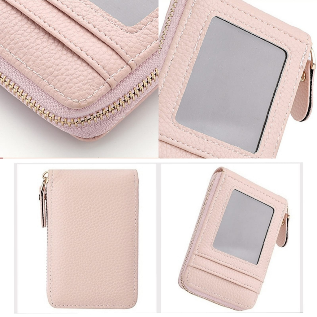 DOMPET KARTU WANITA BANYAK SLOT BRANDED RESLETING UANG KOIN IMPORT CARD HOLDER KULIT PINK LUCU FORME WA673P3 KOREA PREMIUM KECIL MINI REMAJA MURAH SIMPLE CASUAL KEKINIAN CEWEK