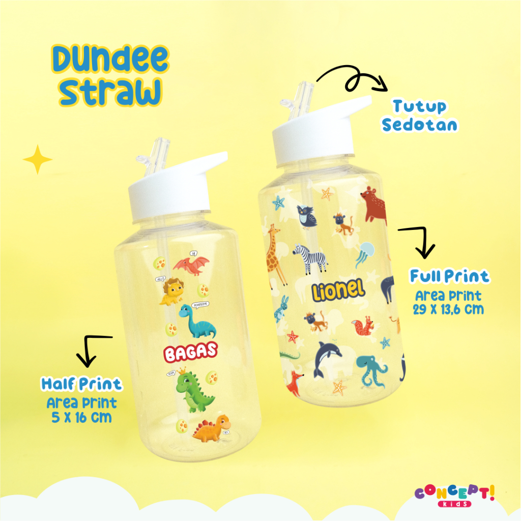 BOTOL MINUM ANAK CUSTOM DUNDEE