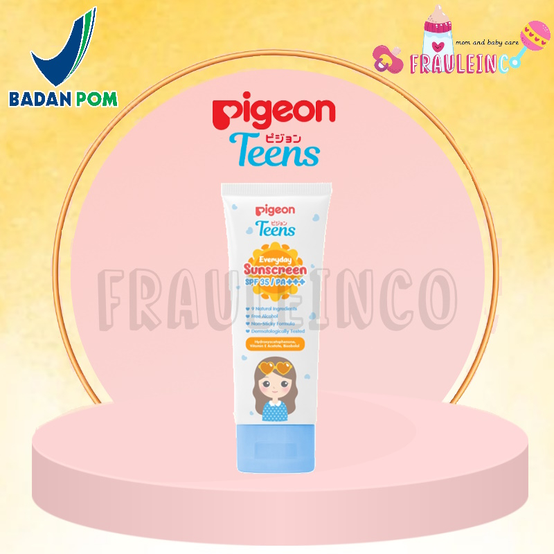 *FRAULEINCO* PIGEON TEENS EVERYDAY SUNSCREEN SPF 35/PA+++ 30ML
