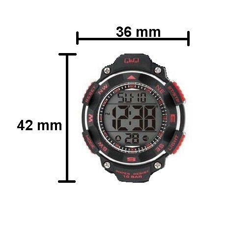 SALE Jam Tangan Anak/Remaja/Wanita Casual Sporty Rubber Digital Original Q&amp;Q QNQ QQ M149 M149J Series