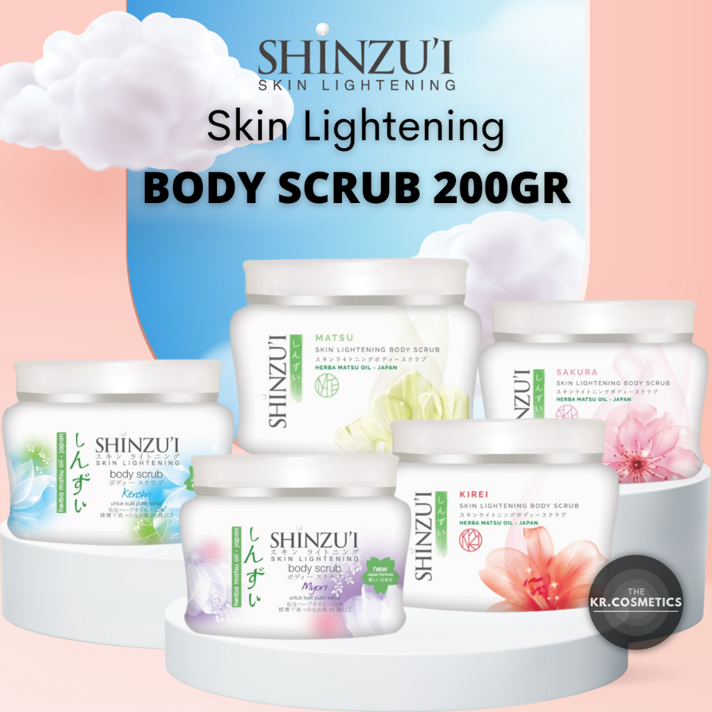 shinzui Shinzu'i Skin Lightening Body Scrub 200 Gr