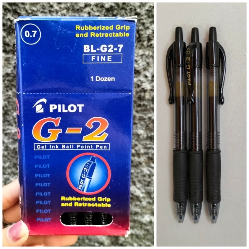 PCS | Pen PILOT G2 Hitam | SATUAN | PCS