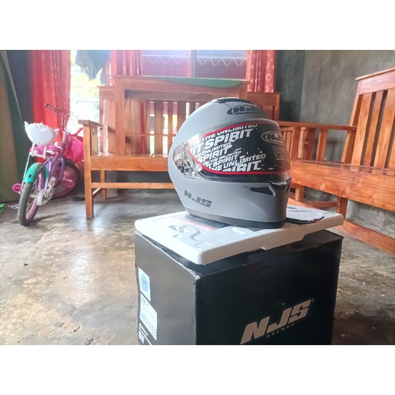 NJS ZX-1 Solid Helm Fullface