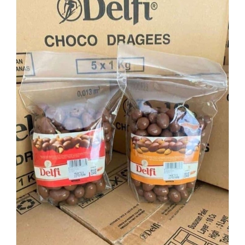 

Cokelat Delfi Dragees Cokelat delfi almond mede 500gr