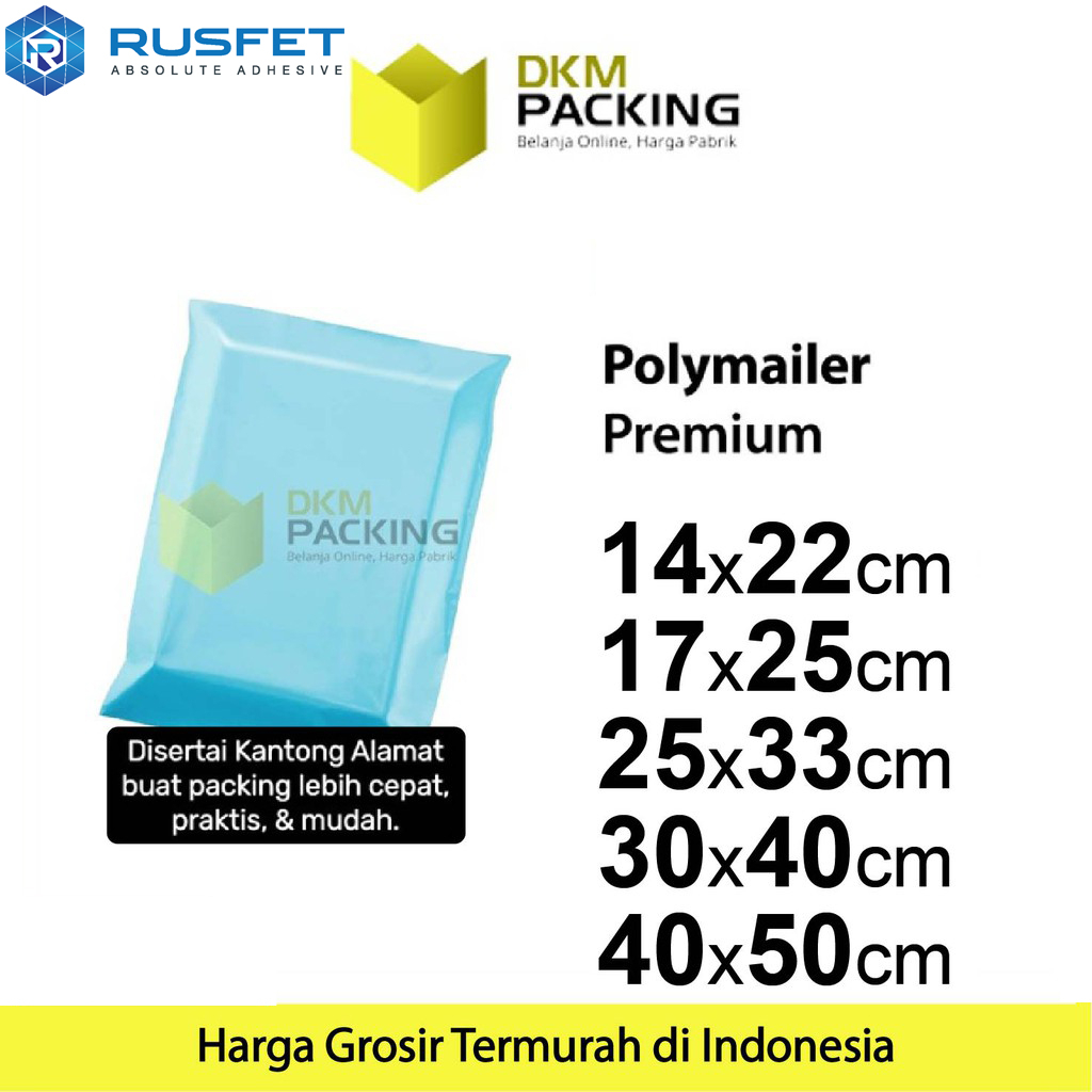 

Polymailer Polimailer TOSCA PACK Amplop Plastik Packing Olshop PREMIUM / TERMURAH