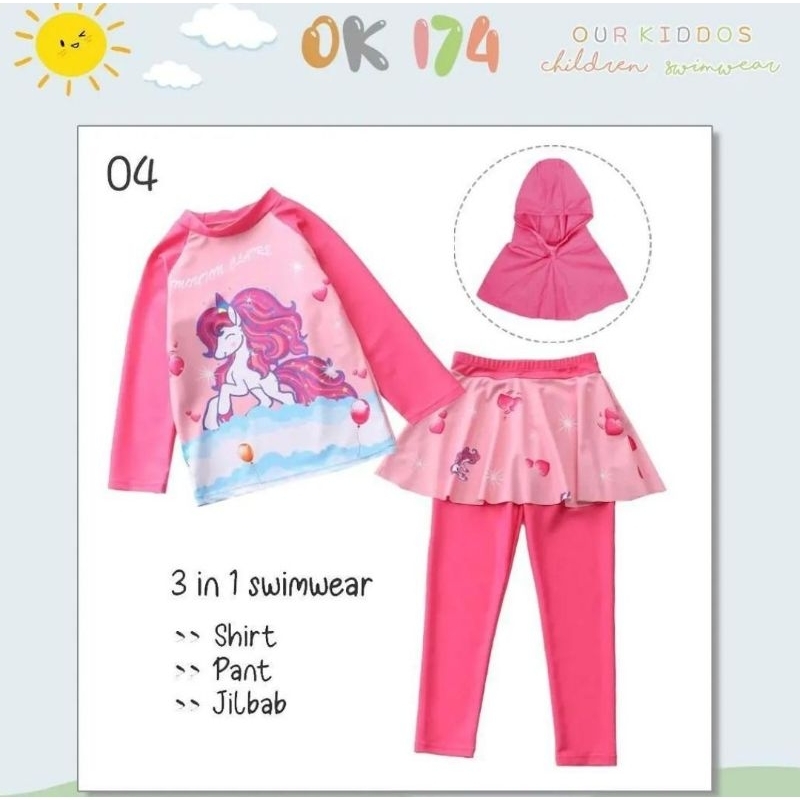 Swimwear OK174 | baju renang anak