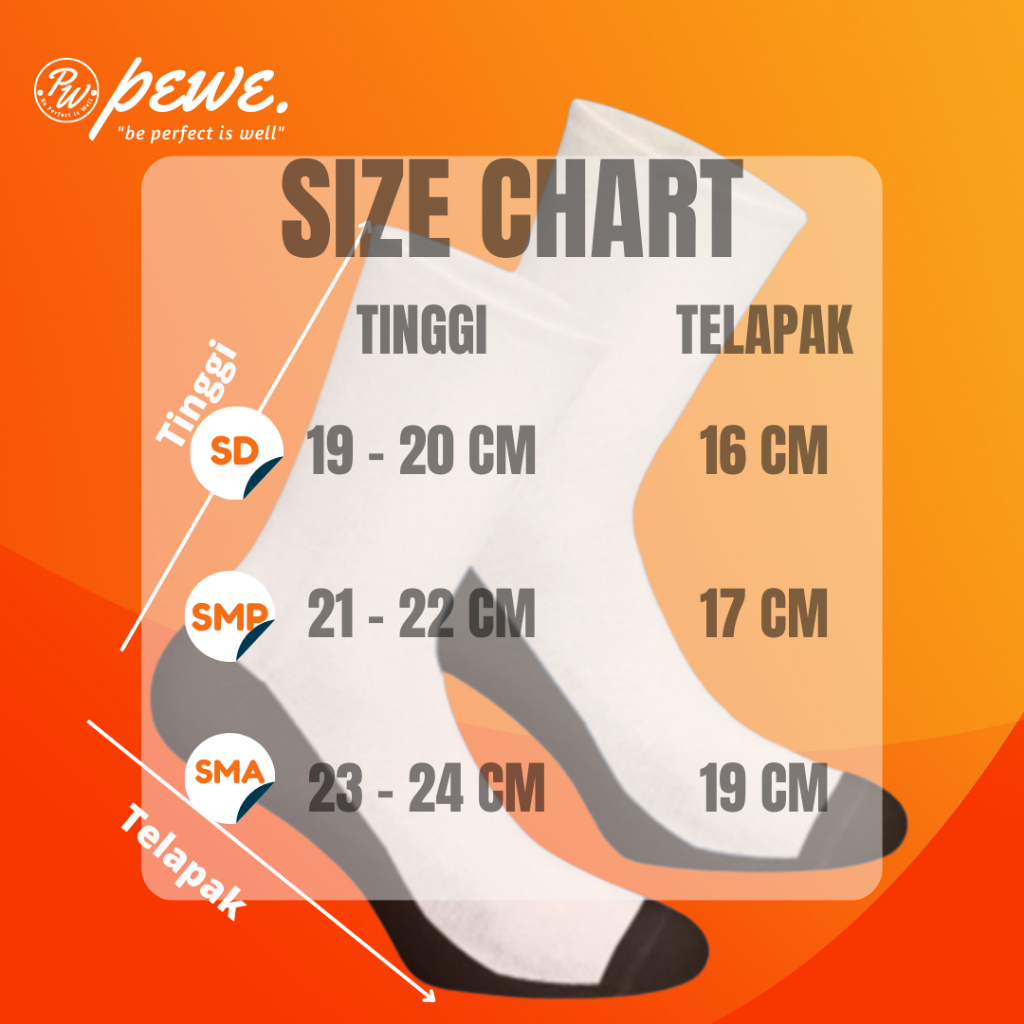 Kaos Kaki Sekolah Hitam Putih SD SMP SMA Bahan Nilon Premium - Pewe School Socks - Kaos Kaki Anak Sekolah SD SMP Hitam - Kaos Kaki Anak Jempol Warna Polos Tapak Hitam (Nylon Spandex, Usia TK-SD, Laki2/Perempuan) - Kaos kaki Pramuka SD SMP SMA