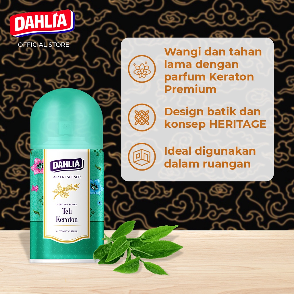 Dahlia pengharum ruangan Air Freshener Teh Keraton Matic Refill 225ml