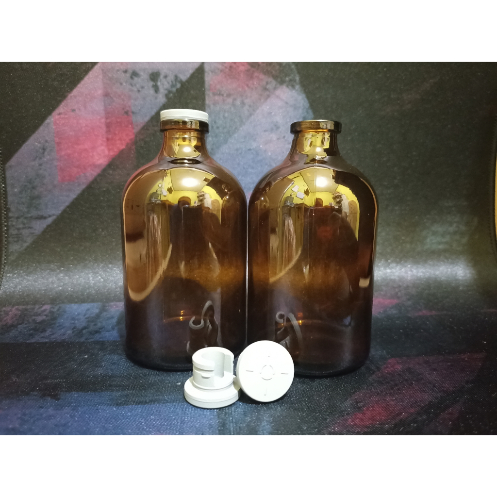 Botol Vial Coklat 100ML / Amber Vial 100 ML