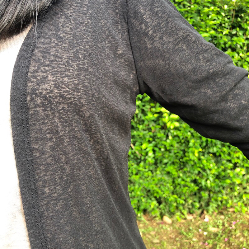 Cardi Polos Gelap - Cardigan Hitam - Outer Lengan Panjang