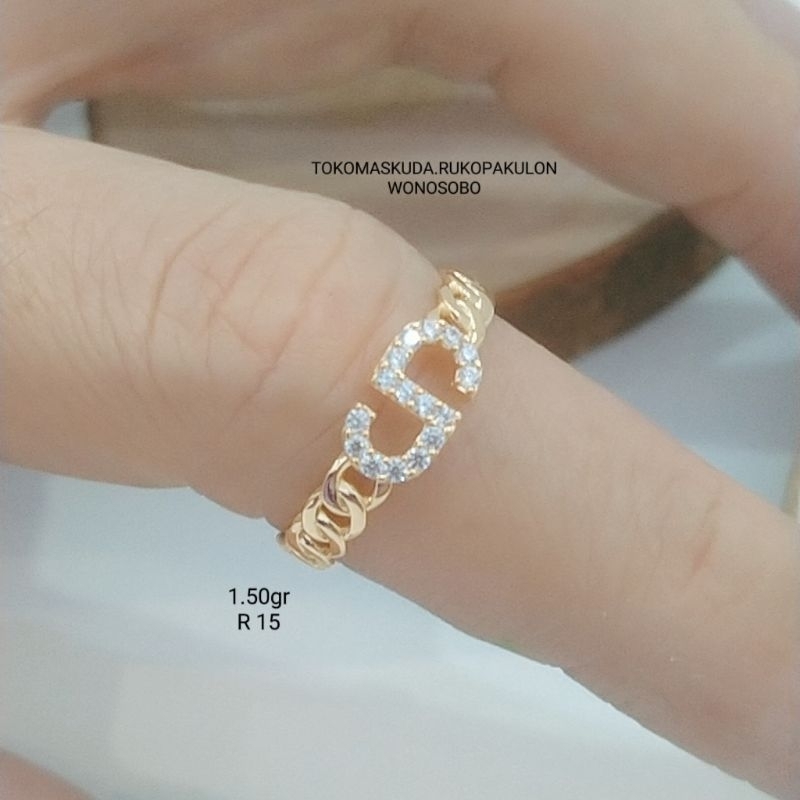 cincin fashion (emas kadar 8K)