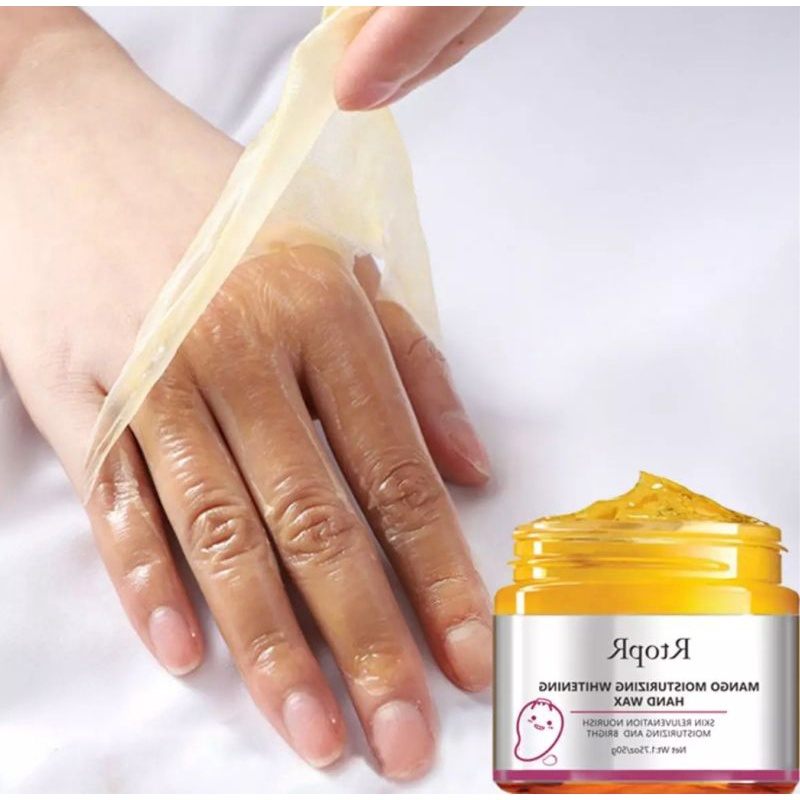 Rtopr Mango Moisturizing Hand Wax Whitening Skin Hand Repair Exfoliating Hand Skin Treatment-50gr