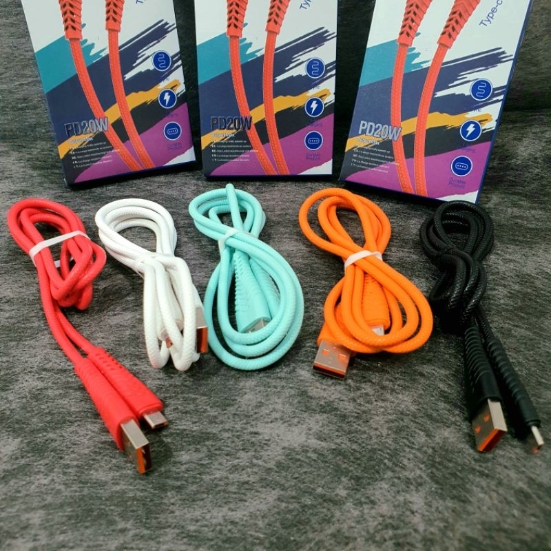 【AROVER】[GROSIR/COD] Kabel Data 5A Premium RV04 Original Fast Charging / Micro Usb / Type C / Lightning - GARANSI