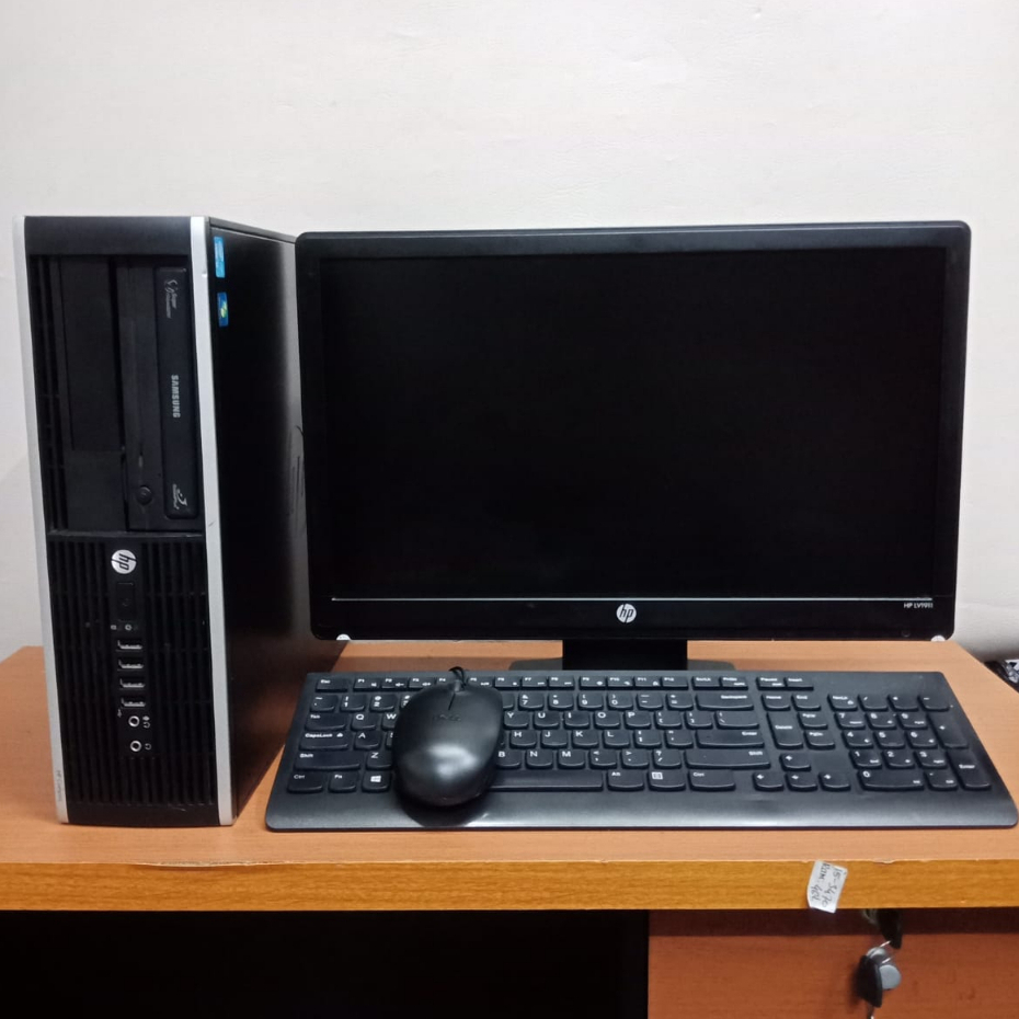 paket komputer fullset/ HP 8200 sff-core i5 gen2/4gb/500gb/wins 10 oriiginal siap pakei