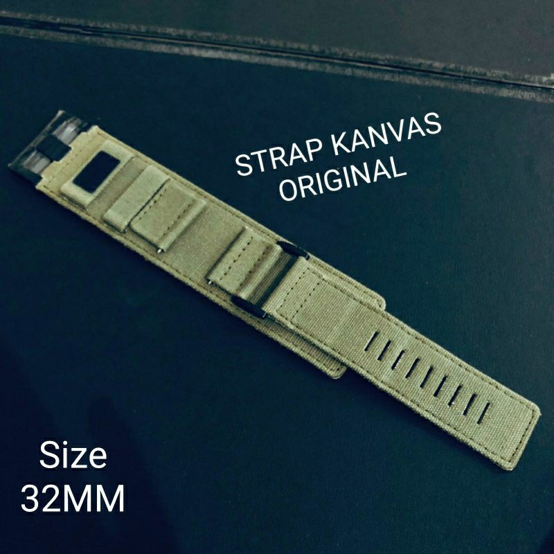 Tali Strap Kanvas Jam Tangan 32mm Kanvas Army
