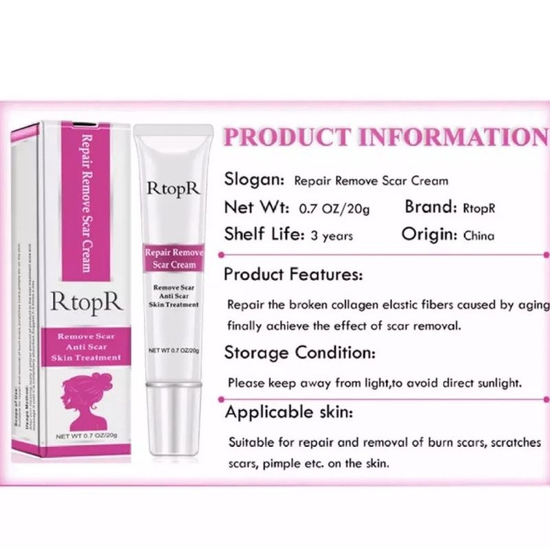 RTOPR MANGO REMOVE PREGNANCY SCARS ACNE CREAM STERCTH MARKS TREATMENT MATERNITY REPAIR ANTI AGING-40ml
